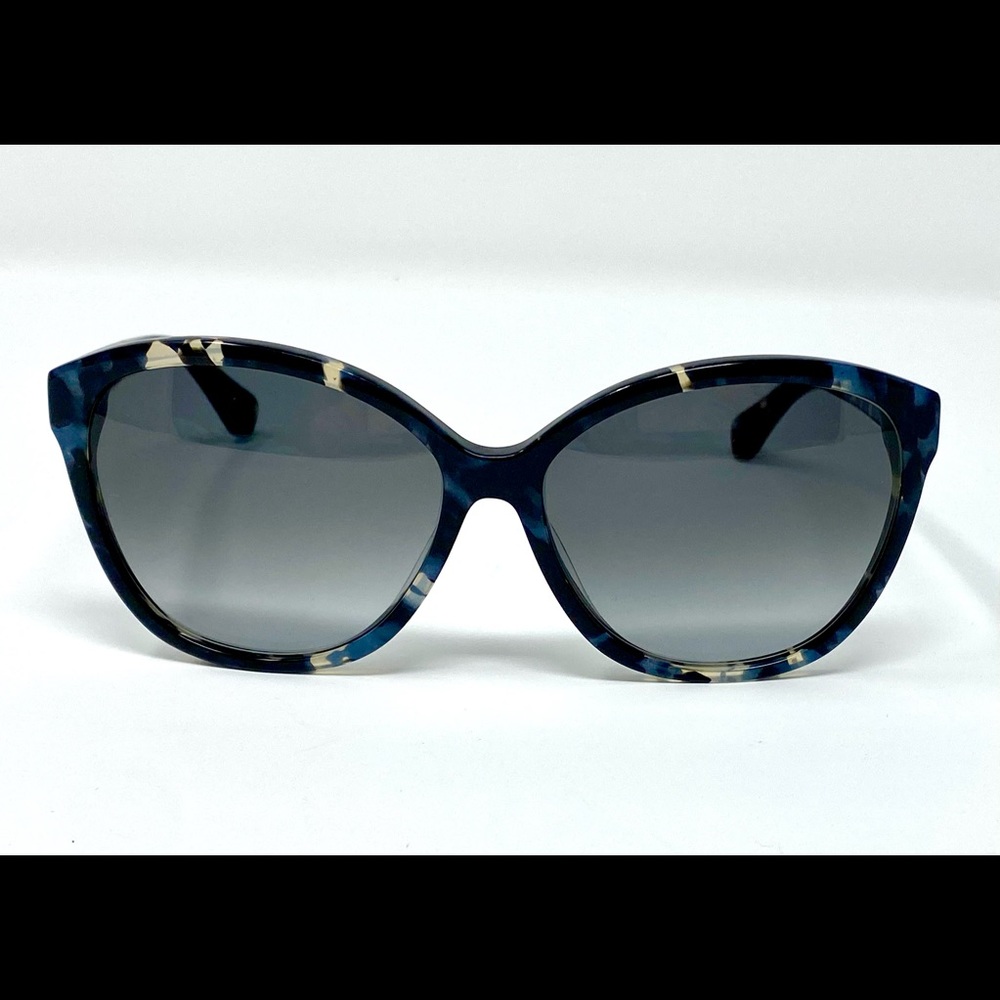 Diane Von Furstenberg DVF606S Harper Black Blue Sunglasses New